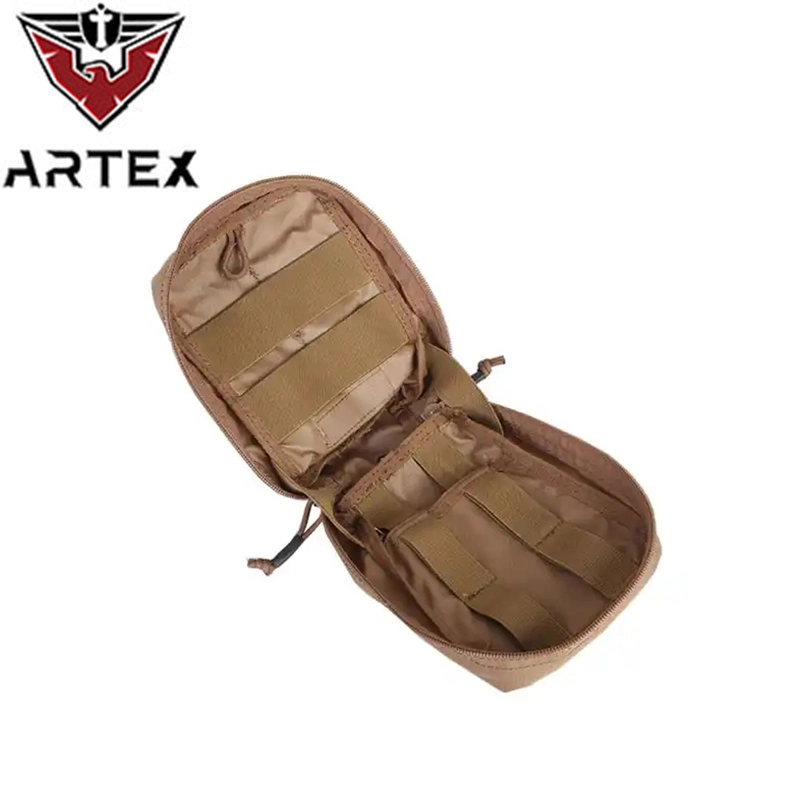 Tactical Molle Medical Pouch 500d Cordura Nylon Pouch with Eg Style