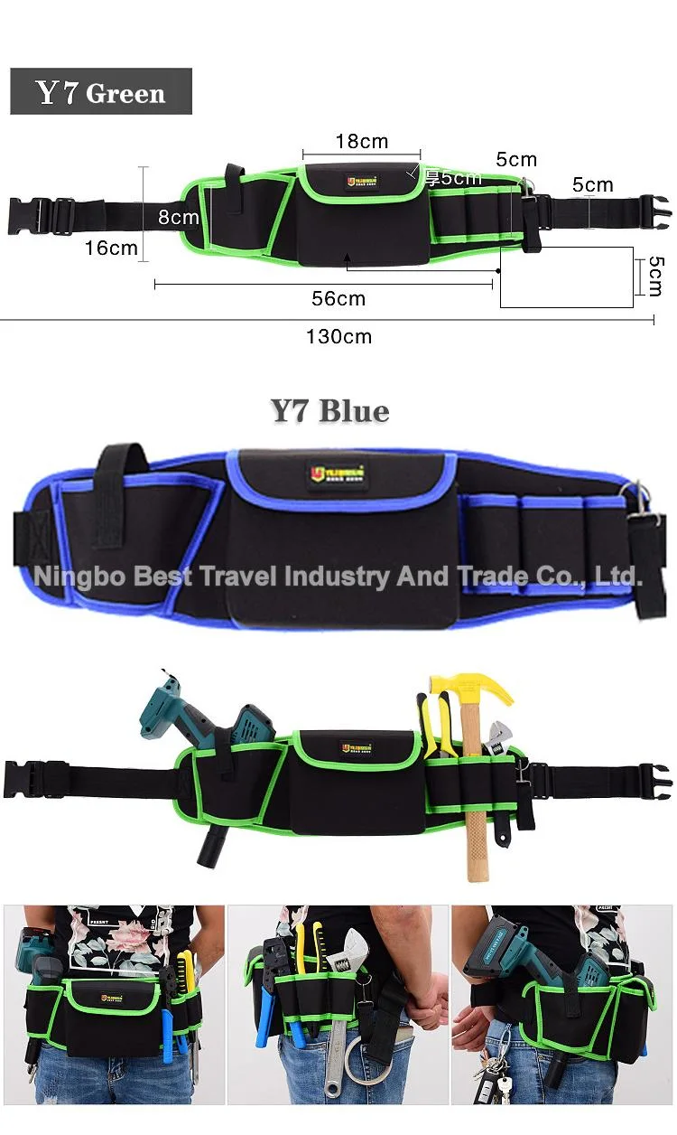 OEM Custom Electrician Waist Belt Tool Pouch Small Rolling Tool Pouch