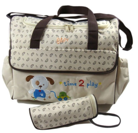 2PCS Baby Changing Diaper Nappy Mummy Bag with Multifunctional Set