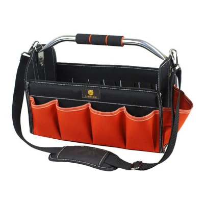 Portátil plegable plegable OEM Coche detallando bolsas de herramientas de acero con mango tubular Venta caliente bolsa de herramientas