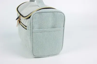  Bolsa de lavado Oxford de tela catiónica de gran capacidad Bolsa de almacenamiento de viaje colgada Bolsa estética impermeable para mujer