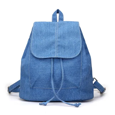  Hot Selling Denim Canvas Mochila portátil Mochila de viaje personalizada Fábrica de bolsas OEM ODM