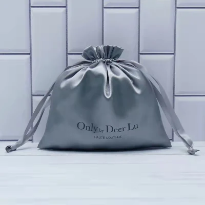  Sedin Cloth cordón ajustable bolsillo imitación Seda almacenamiento bolsa de joyas a prueba de polvo Personalizado