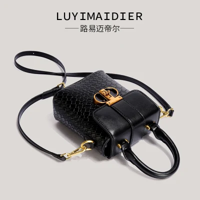 Bolso de diseñador mayorista, copia de Marca Bagcontracturado marrón clásico Marca Deisgnerbag Fahions mujeres clave′ S corto