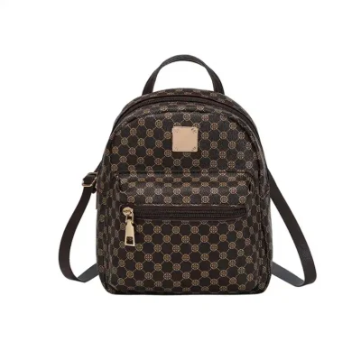  Hot Sale Mini School PU Mochila de cuero Mochila de moda de las mujeres Bolsa de viaje para chicas pequeñas