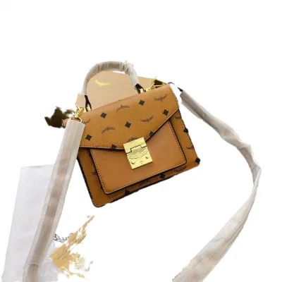  Marcas personalizadas Bolsa de cuero Bolsos de lujo MCM Diseño Bolsos de hombro