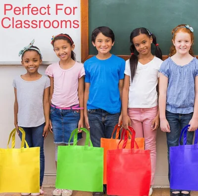 Tote bolsas reutilizables de tela bolsa de comestibles Non-Woven Viajes