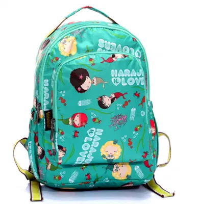 La impresión de dibujos animados personalizados al por mayor de los niños mochilas escolares mochilas chicas (RS-HK6)