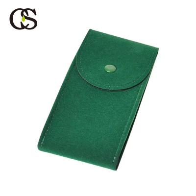Buena calidad Hot Stamping Logo papel sombrero bolsa Velvet bolsa En stock