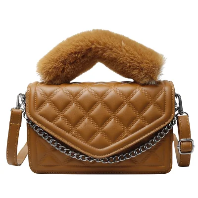  (WD0796) del embrague de Furry el diseñador de bolsos mujer cosméticos de lujo Bolsos de cuero coreano monederos y bolsos moda señoras bolso de hombro bolsas