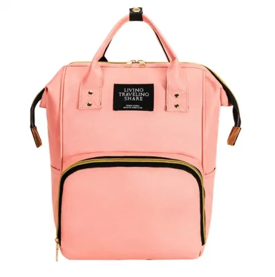 Comercio al por mayor Pañales de gran capacidad Bolsa momia Bolsa de viaje Mochila pañal Pañales Baby Boy personalizada Bolsa para mamá el cuidado del bebé