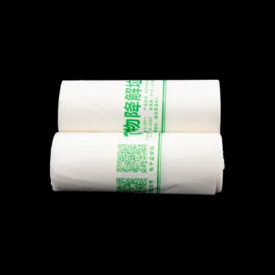 Bolsa de basura personalizada resistente y biodegradable. Bolsa de embalaje de basura a precio de fábrica.