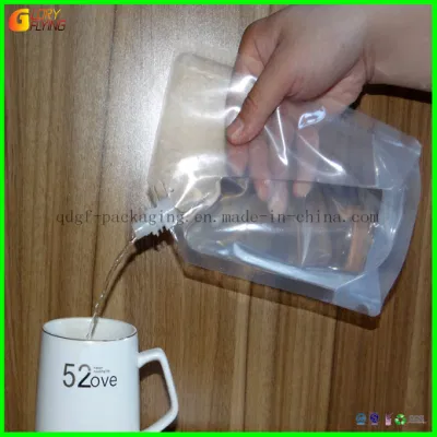  Con boquilla degradable rellenada Reusable Bolsas de Embalaje de Alimentos orgánicos, Bolsa de succión para agua potable y bocadillos para mascotas.