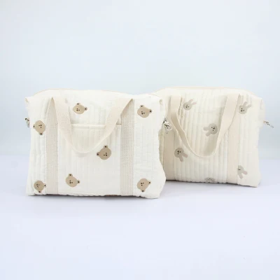 Custom Designer Cute Baby Diaper Bag colcha Diaper Wet Bag