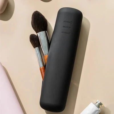 Organizador de brocha de maquillaje para viajes Bolsa cosmética Remaquillaje Brush Case Caja de soporte