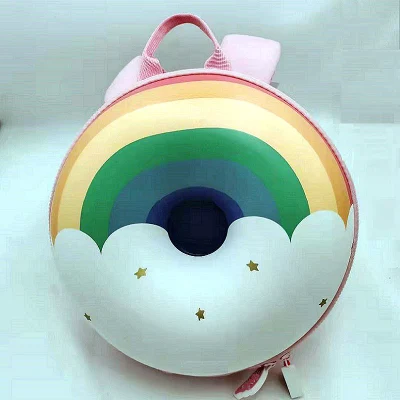 Fábrica de mayoristas Bolsa de Escuela de 3D de color rosa impermeable personalizada Mochila para el bolso escolar de moda adolescente