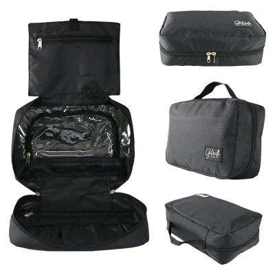 Custom Logo Waterproof Big Top Mango Toiletry Bolsa de regalo de maquillaje