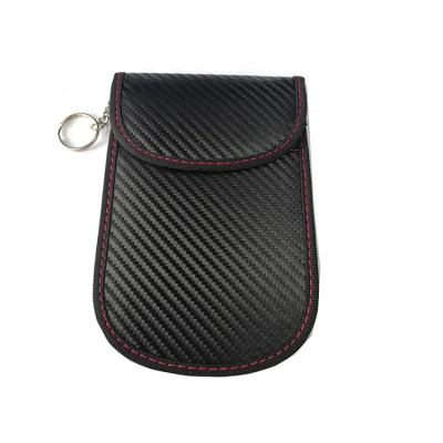 El bloqueo de la señal RFID Bolsa de Faraday Firber de carbono de la bolsa de bloqueo
