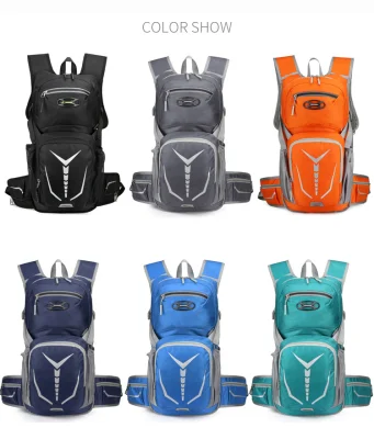 El color de contraste grande de cartón personalizadas China Mochila Mochila escolar Senderismo