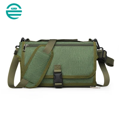 Bolsa de pañales plegable a medida para bebés portátil para pañales Fuliya Outdoor Con almohadilla de cambio