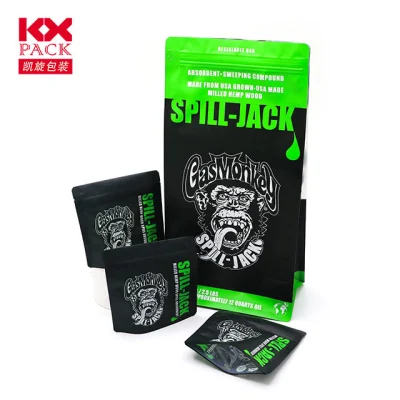 3,5 Bolsa de Mylar Bolsa a prueba de olores Bolsa de pie Zipper Bolsa