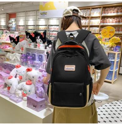  Fábrica de Nylon Senderismo de Alta calidad Escuela de Nylon regreso Pack Bolsa de lujo Escuela Maternidad portátil Mochila Oficina Bolsas de ordenador