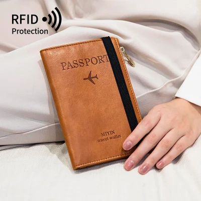  Guangdong cuero Multi-funcional RFID Anti-Magnetic Certificate Bag