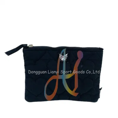  Personalizar al por mayor Logo Glam Nylon Maquillaje Bolsa de belleza de moda Para personas con estilo con Kulome Design