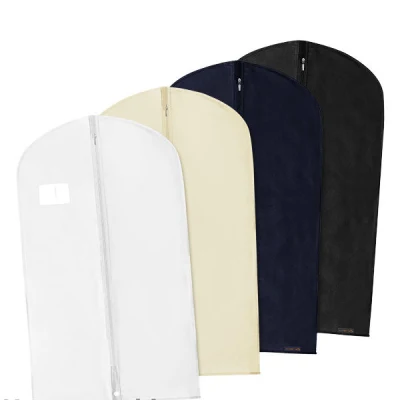 Dust Proof Storage Bag Garment Cloth Cover Bags Bridal Gown Wedding Dress PVC Hanging Garment Clothes Cover Bag