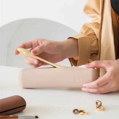 Organizador de brocha de maquillaje para viajes Bolsa cosmética Remaquillaje Brush Case Caja de soporte