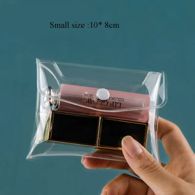 Almacenamiento portátil transparente de la bolsa de viaje Bisutería Lápices Labiales maquillaje cepillos bolsas de cosméticos