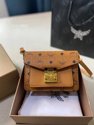 Crossbody Replica Wholder Factory tendencia presente Señoras Diseñador de Moda Bolsas de cuero de lujo Boston Bags de Marca MCM′ S.