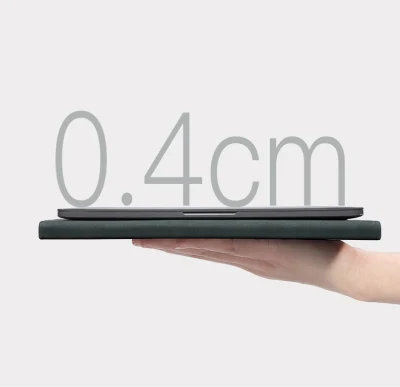 Funda para tableta compacta portátil cierre magnético funda para tableta de cuero marrón Bolsa para portátil