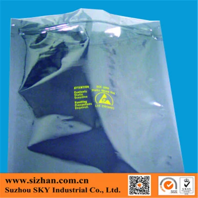  Cremallera ESD Protección estática Faraday Bolsa de jaula