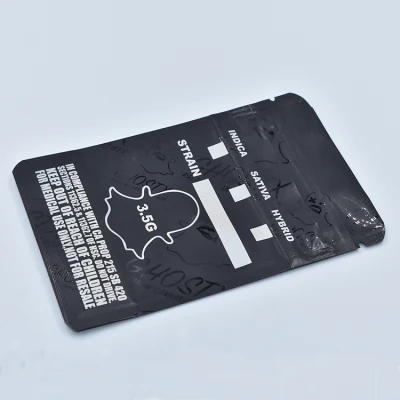  La impresión personalizada 3.5g biodegradables Runtz Ziplock oler la prueba de Mylar Levántate bolsas de embalaje para la maleza de medicina