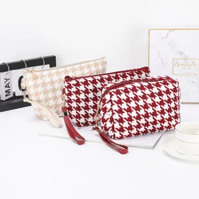 Mayorista personalizable Logo de viaje Maquillaje Bolsa de Maquillaje Mujer almacenamiento Lash Bolsa/bolsa/bolsa cosmética