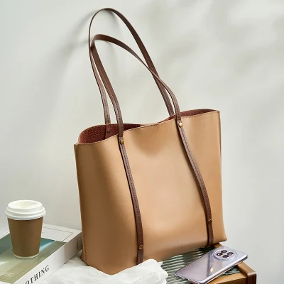 Lady Handbag Bolsa de mano para mujeres tendencia atmósfera PU Bolso de piel