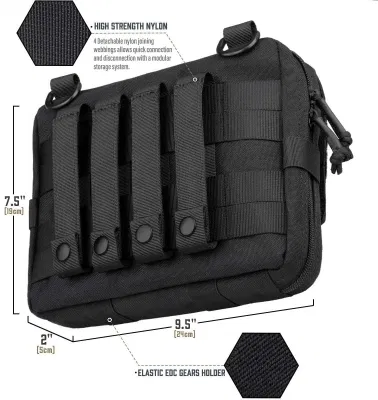 Bolsas de administración resistentes al agua 1000D bolsas de nylon para caminatas