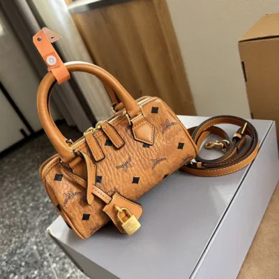 Crossbody Replica Wholder Factory tendencia presente Señoras Diseñador de Moda Bolsas de cuero de lujo Boston Bags de Marca MCM′ S.