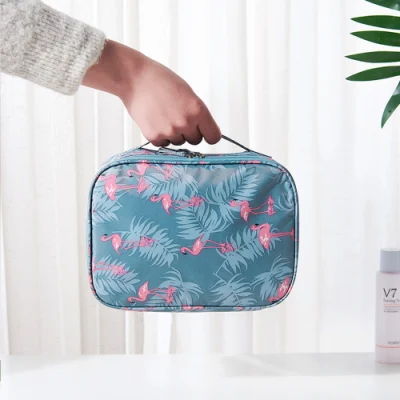  Bolsa de maquillaje grande resistente al agua Organizador de maquillaje cosmético para viajes Accesorios