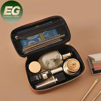 Emg6462 etiqueta privada impermeable de alta calidad para el logotipo de la Marca Artículos de tocador de encargo Bolsas cosméticas de lujo Maquillaje de viaje pequeño y grande Bolsa