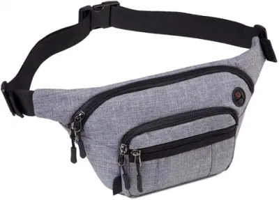 Ligero y cinturón multiuso en la cintura cadera Bum Bolsa para hombres, mujeres