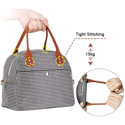  Almuerzo Tote bolsas Multifunción con Aislamiento Térmico reutilizable Bolsa del refrigerador para la Mujer