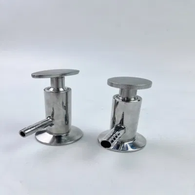 Acero inoxidable Medidas Sanitarias Triclamp Aspetic Válvula de muestreo de restablecimiento automático