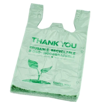Precio de fábrica almidón de maíz 100% biodegradable Baby Diaper Stand Arriba Bolsa cordón de cordón basura basura basura mascota basura comida comida Ziplock Bolso camiseta