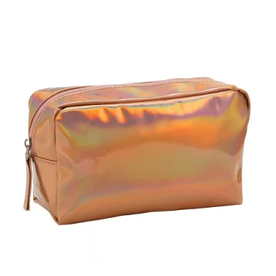 Aseo de la mujer PU bolsa de cosméticos de viajes Bolsa de maquillaje resistente al agua al aire libre