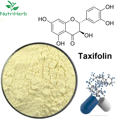 Suministro de fábrica Douglas Abeto Extracto Taxifolin polvo antioxidante Dihydroquercetina 50%-90%