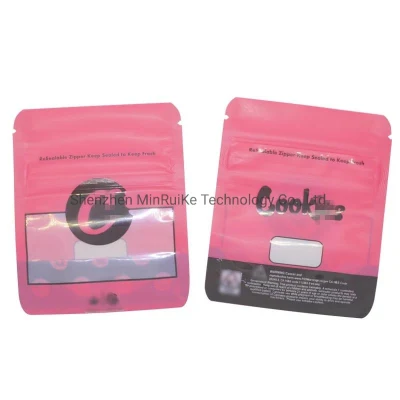 Bolsas de cocina de California a prueba de niños 3,5g plástico resistente a niños 420 Ziplock Mylar Cookkies Bolsa de Ziplock a prueba de niños