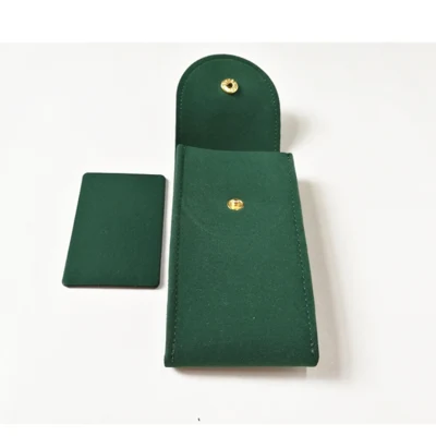 Buena calidad Hot Stamping Logo papel sombrero bolsa Velvet bolsa En stock