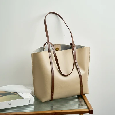 Lady Handbag Bolsa de mano para mujeres tendencia atmósfera PU Bolso de piel